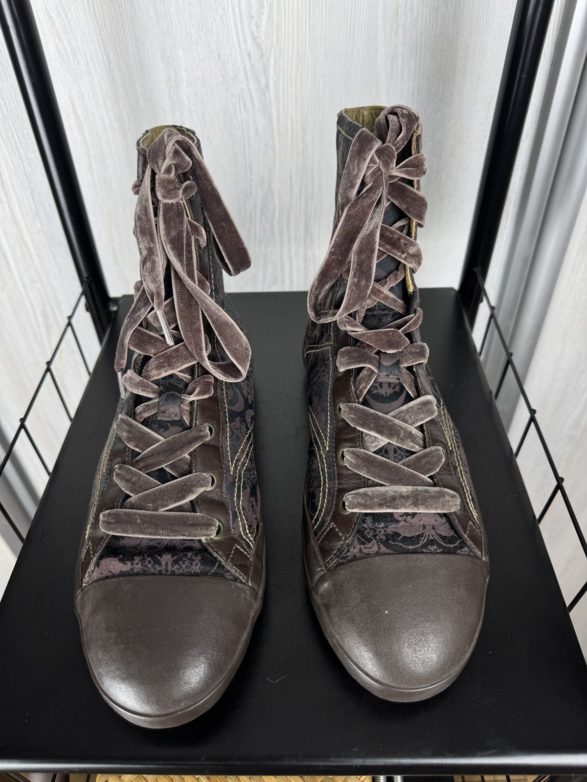 Nike Vintage 2007 Nike Sixton Premium Mid Brown Leather Size 8.5 Size US 8.5 / IT 38.5 - 6 Thumbnail