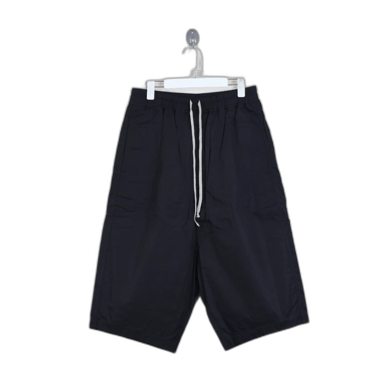 Rick Owens Rick Owens Sub-line Drawstring Black Shorts Size US 26 / EU 42 - 1 Thumbnail