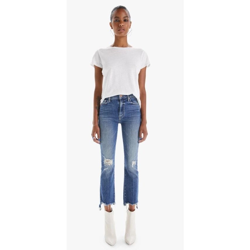MOTHER Mother The Insider Crop Step Chew Dancing on Coals Size 26 Size 26" / US 2 / IT 38 - 4 Thumbnail