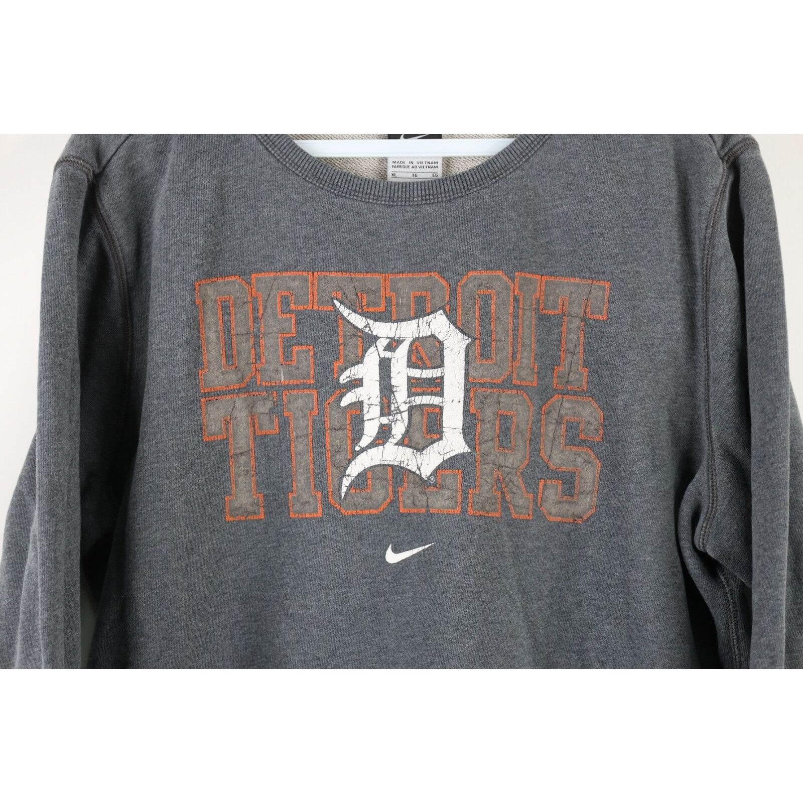 Nike Nike Mini Swoosh Old English D Detroit Tigers Sweatshirt Size XL / US 12-14 / IT 48-50 - 4 Thumbnail