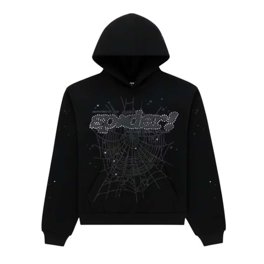 Sp5der Sp5der Black P*nk V2 Hoodie | Grailed