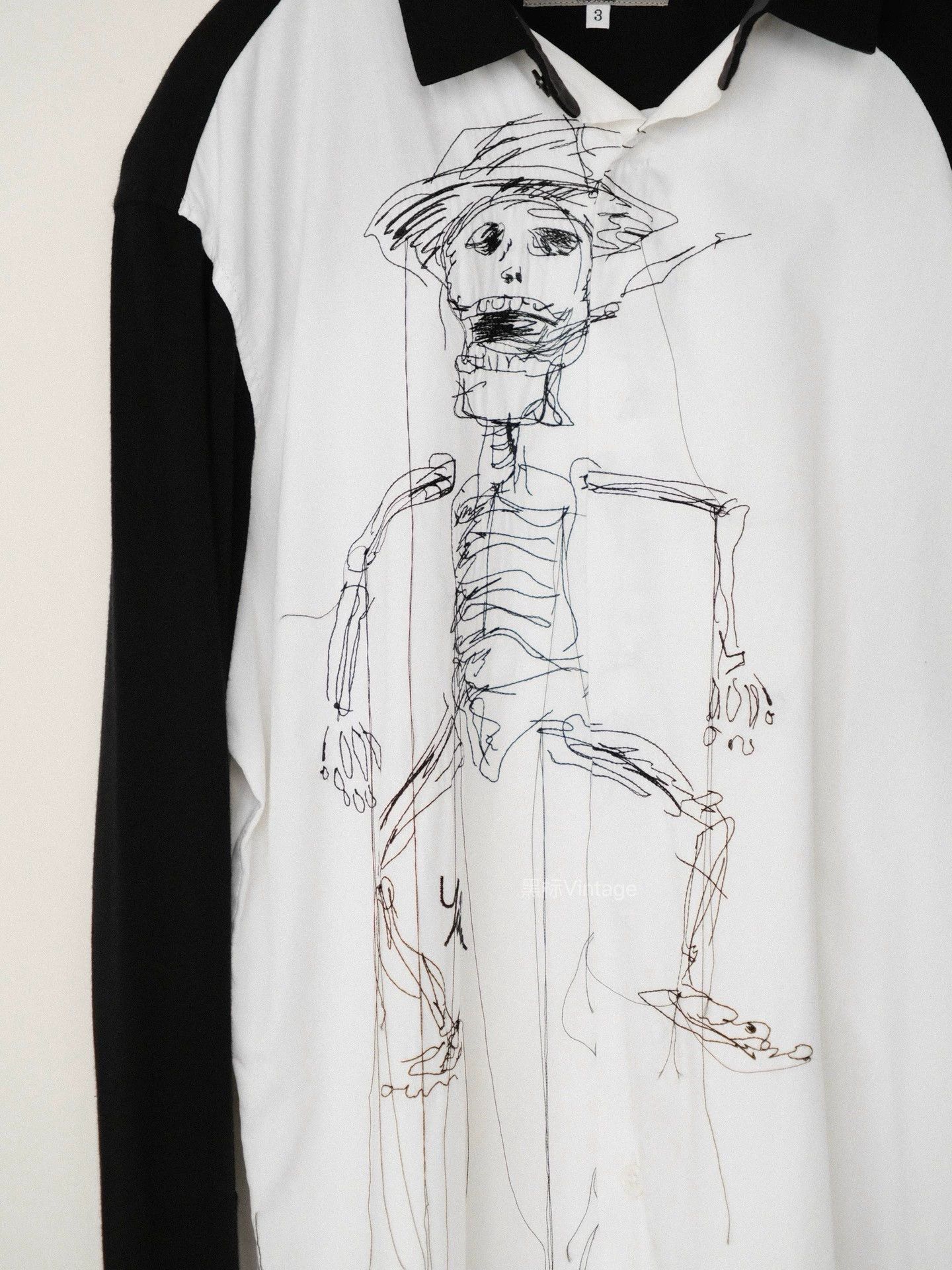 Yohji Yamamoto Yohji Yamamoto 19AW Vtg Asakura Embroidered White Shirt Size US L / EU 52-54 / 3 - 2 Thumbnail