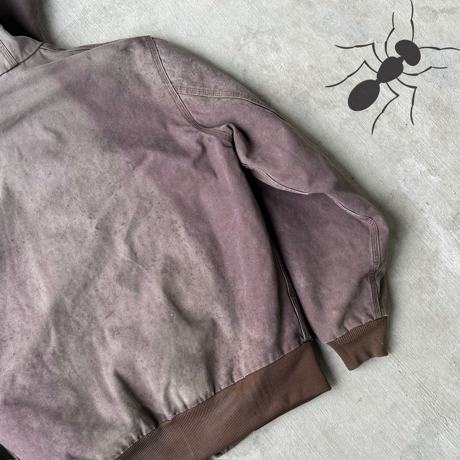 Carhartt × Vintage Carhartt J318 DKB faded brown hooded work wear jacket Size US M / EU 48-50 / 2 - 11 Thumbnail