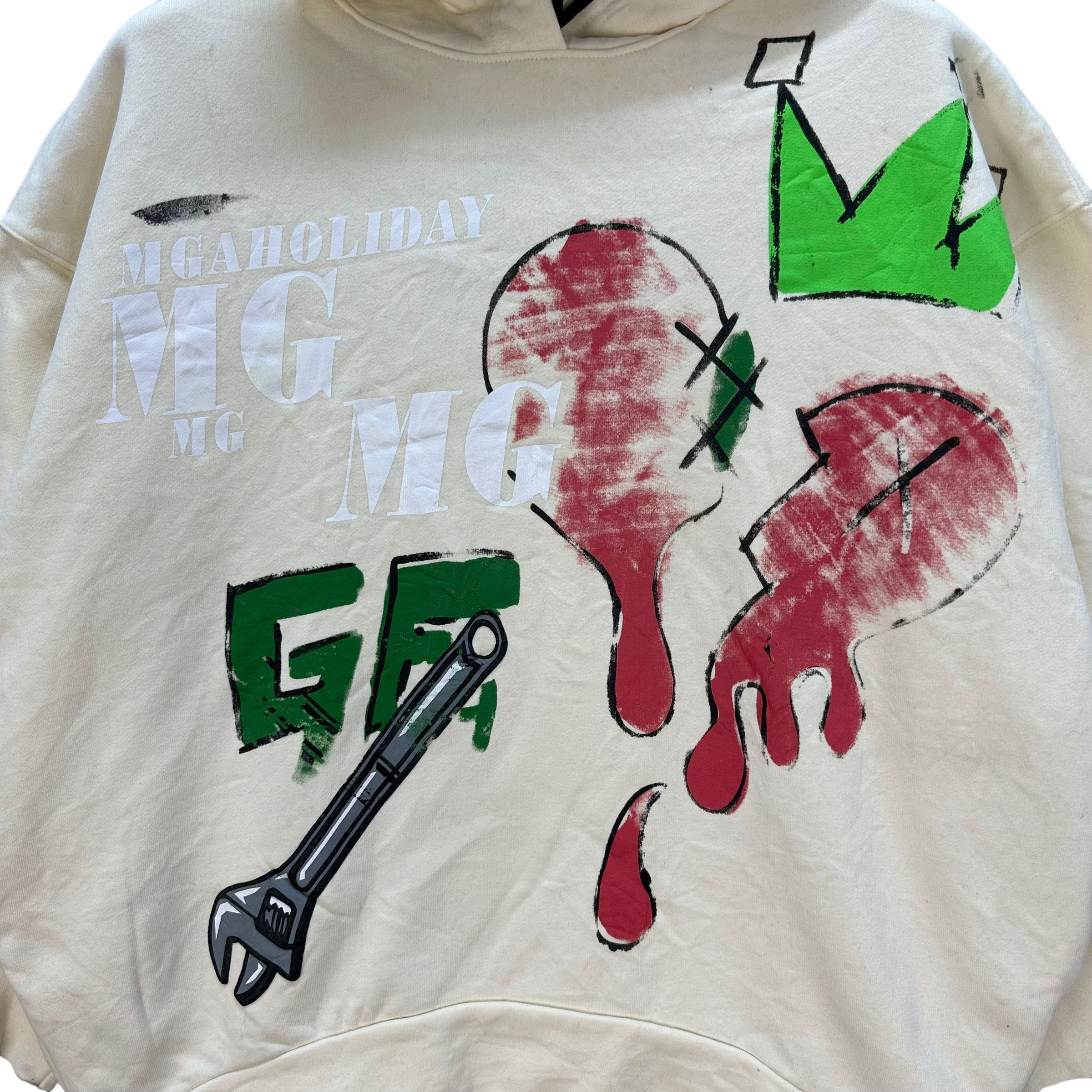 Japanese Brand MG A HOLIDAY GRAPHIC FULLPRINT PULLOVER HOODIES #9044-51 Size US XXL / EU 58 / 5 - 3 Thumbnail