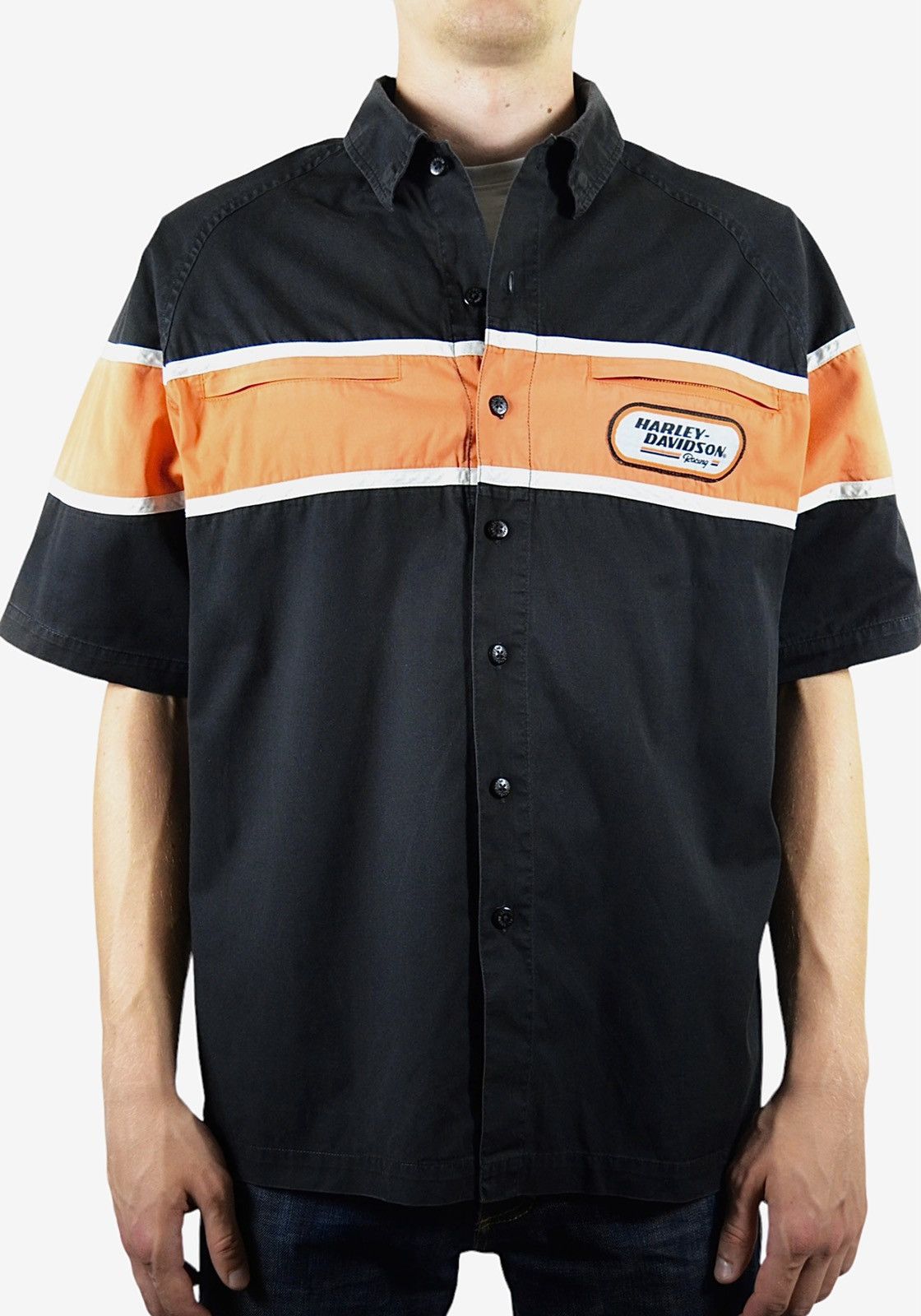 Harley Davidson Vintage Harley Davidson Mechanic Y2K Racing Shirt Size US M / EU 48-50 / 2 - 4 Thumbnail