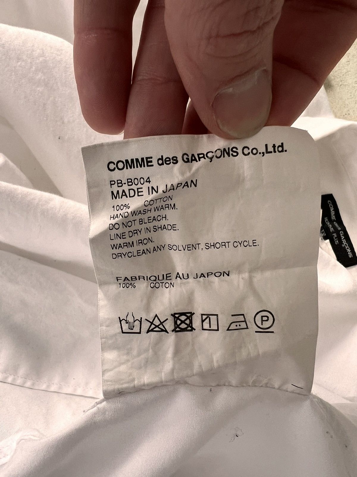 Comme des Garcons × Comme des Garcons Homme Plus Comme des Garçons Homme Plus Size US XS / EU 42 / 0 - 7 Thumbnail