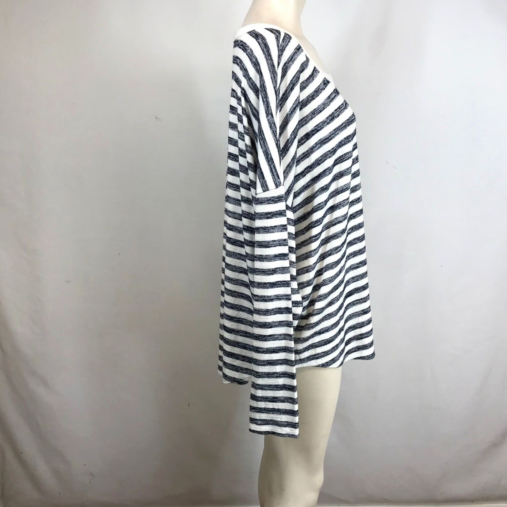 Vintage VINTAGE Time And Tru Striped Long Sleeve Relaxed Fit Pullover Top XXXL Size XXL / US 16-18 / IT 52-54 - 4 Thumbnail