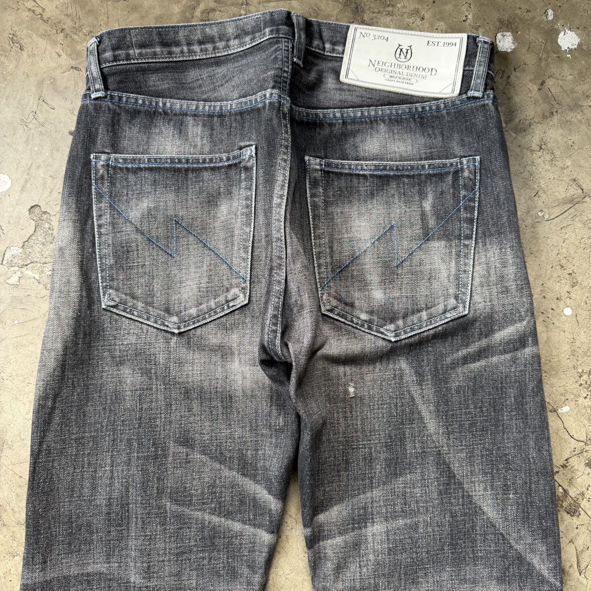 Neighborhood Neighborhood Japan - Washed Deep Mid 14oz Selvedge Jeans Size US 32 / EU 48 - 4 Thumbnail