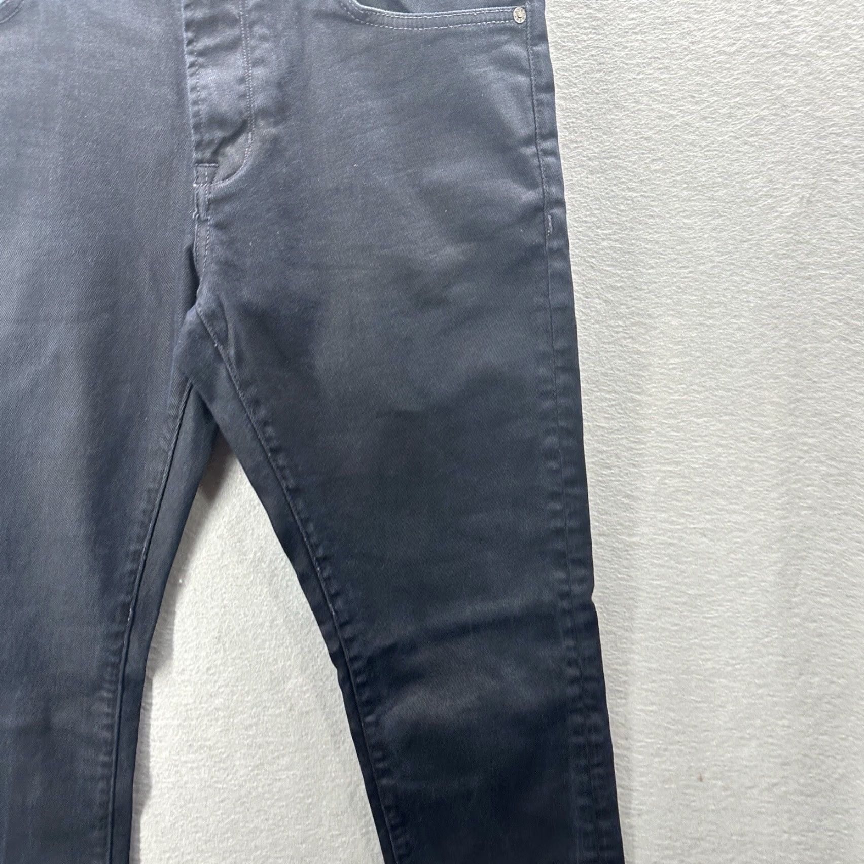 John Varvatos John Varvatos Jeans Mens 32 x 29 Black Bowery Denim Slim Straight Pants Preppy Size US 32 / EU 48 - 5 Thumbnail