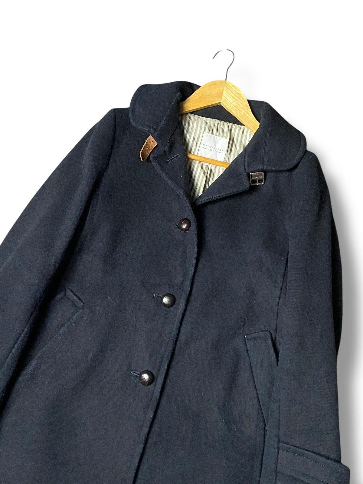 Mackintosh Mackintosh Philosophy Wool Blend Buttoned Coat (154) Size US XXS / EU 40 - 6 Thumbnail