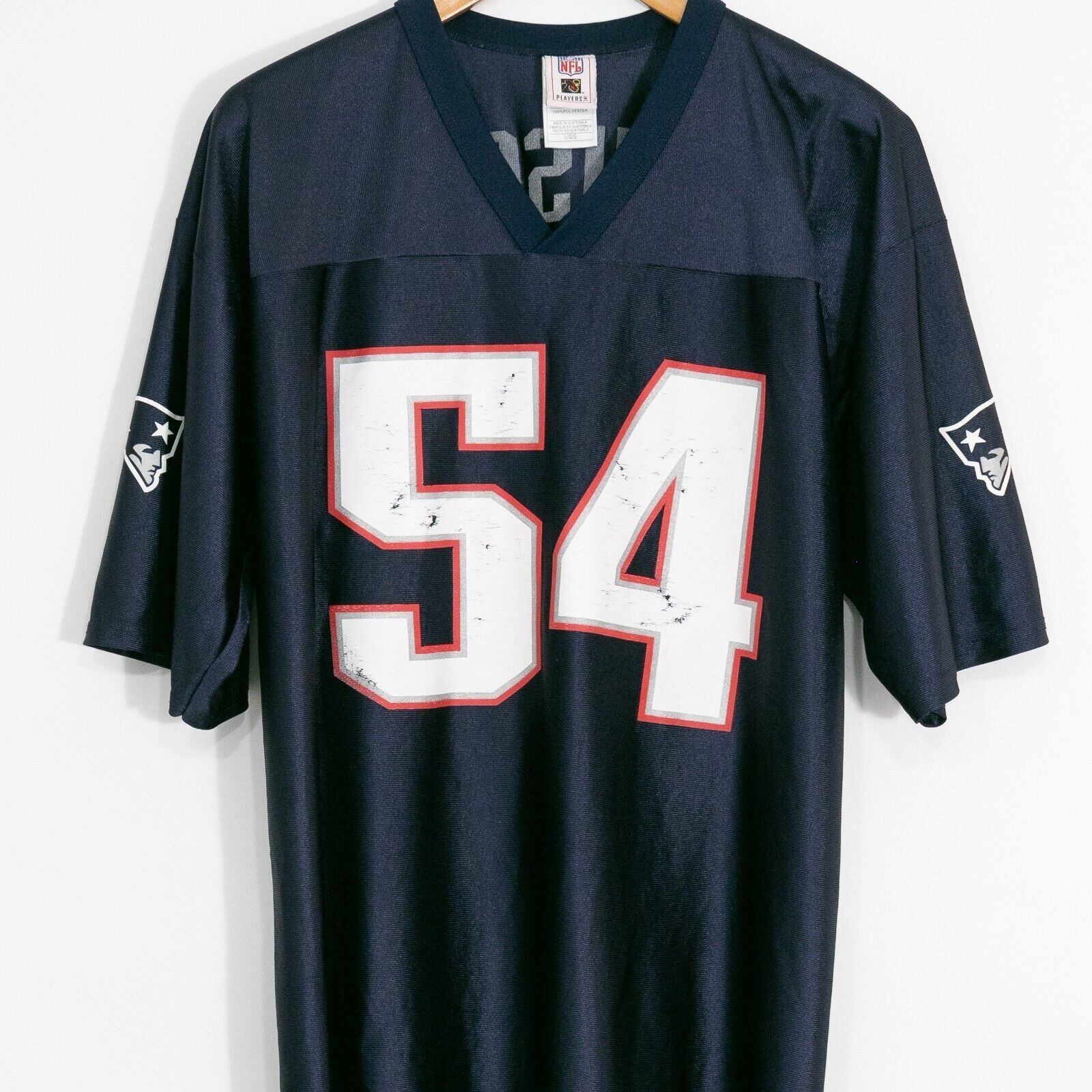 NFL × Vintage Vintage New England Patriots Jersey L - Y2K Faded Distressed Size US L / EU 52-54 / 3 - 2 Thumbnail