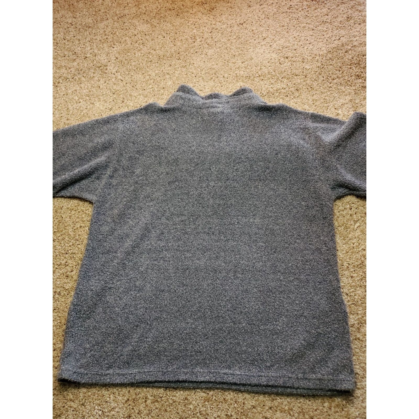 Vintage VINTAGE Over Wear Sweatshirt Adult XL Gray USA Made 90s Pullover Mock Neck Long Sleeve Heavyweight Fleece Cotton Blend Embroidered Logo Mens USA 90s Size US XL / EU 56 / 4 - 7 Thumbnail