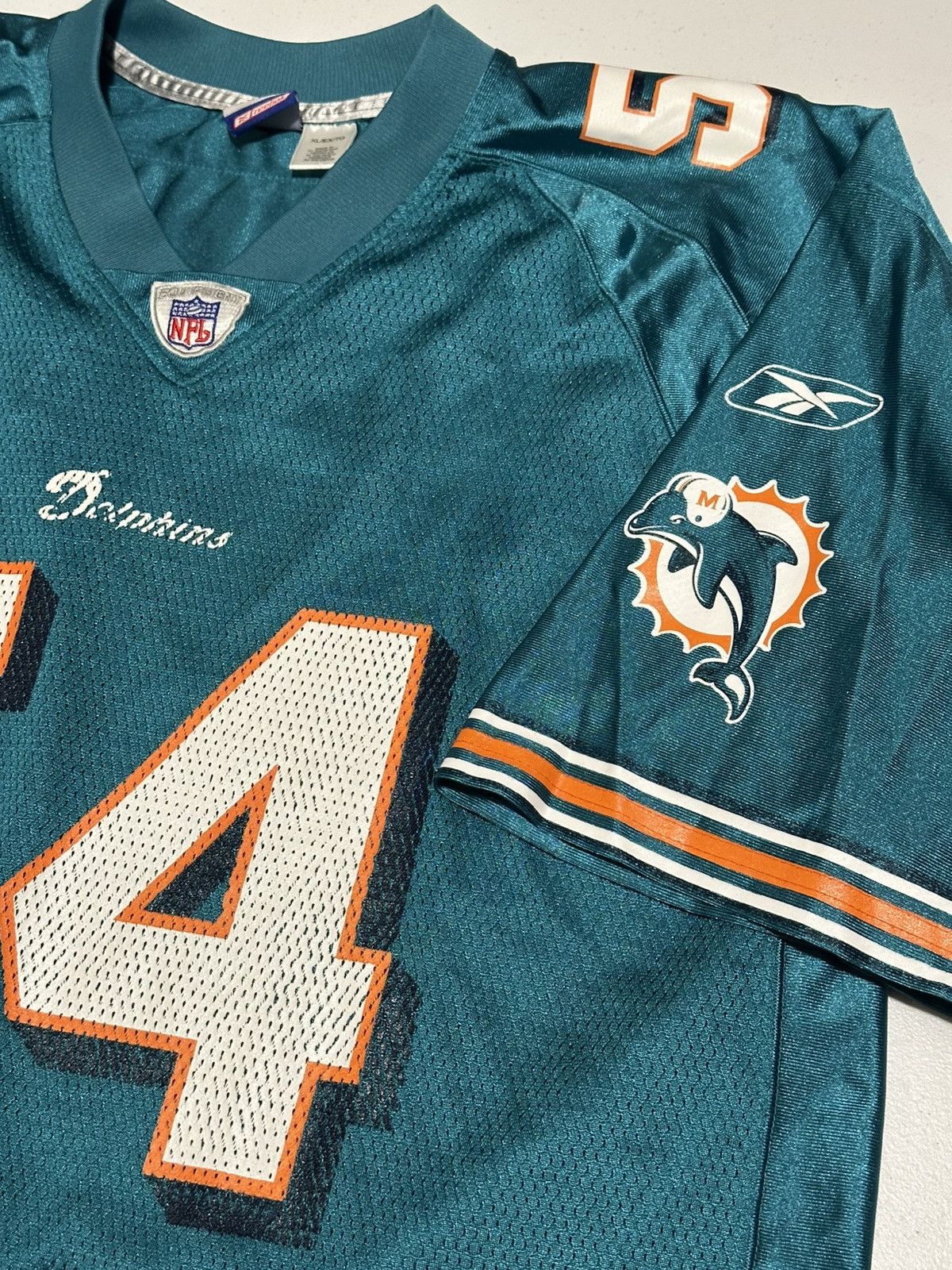 Reebok Vintage Miami Dolphins NFL Football Jersey Size US XL / EU 56 / 4 - 2 Thumbnail