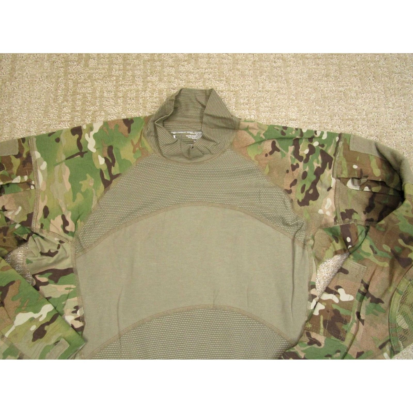Vintage Army Combat Shirt Men Large Multicam Camo Flame Resistant Tactical Uniform Top Size US L / EU 52-54 / 3 - 2 Thumbnail