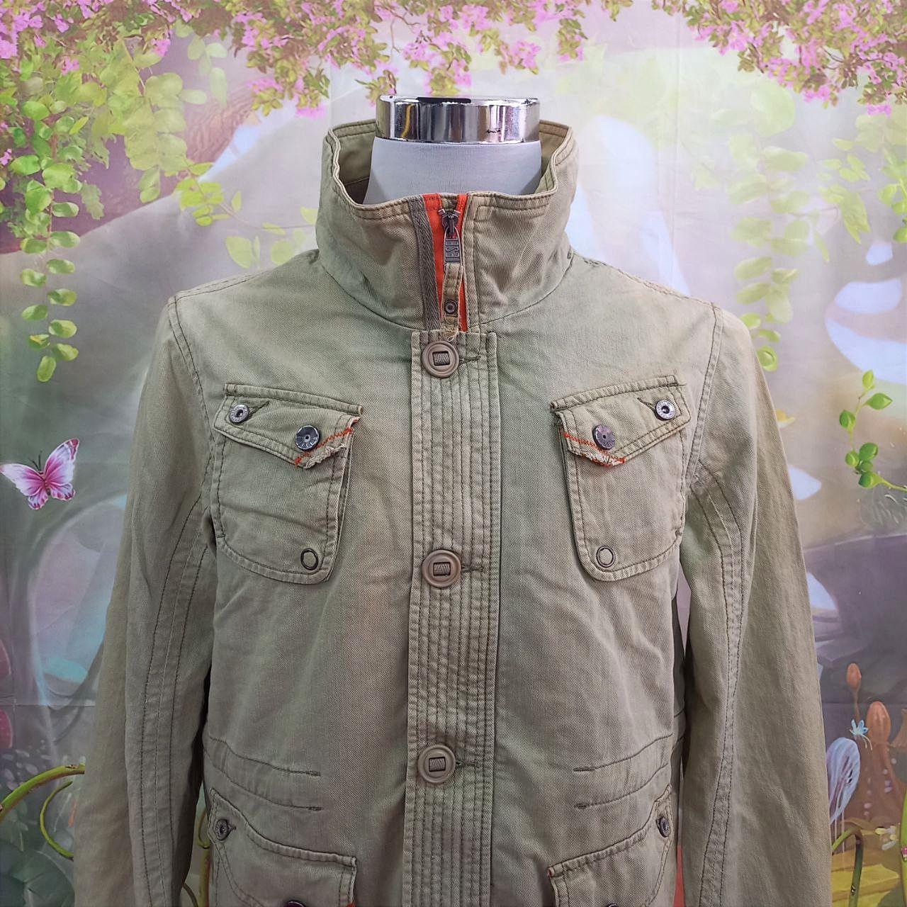 Diesel DIESEL 4/SL78 Military Utility Parka Jacket Size US L / EU 52-54 / 3 - 2 Thumbnail
