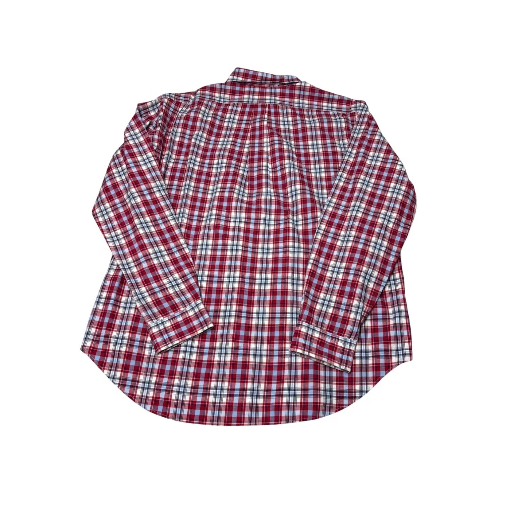 Ralph Lauren Ralph Lauren Shirt Mens XL Classic Fit Plaid Button Down Red White Blue Cotton Size US XL / EU 56 / 4 - 6 Thumbnail