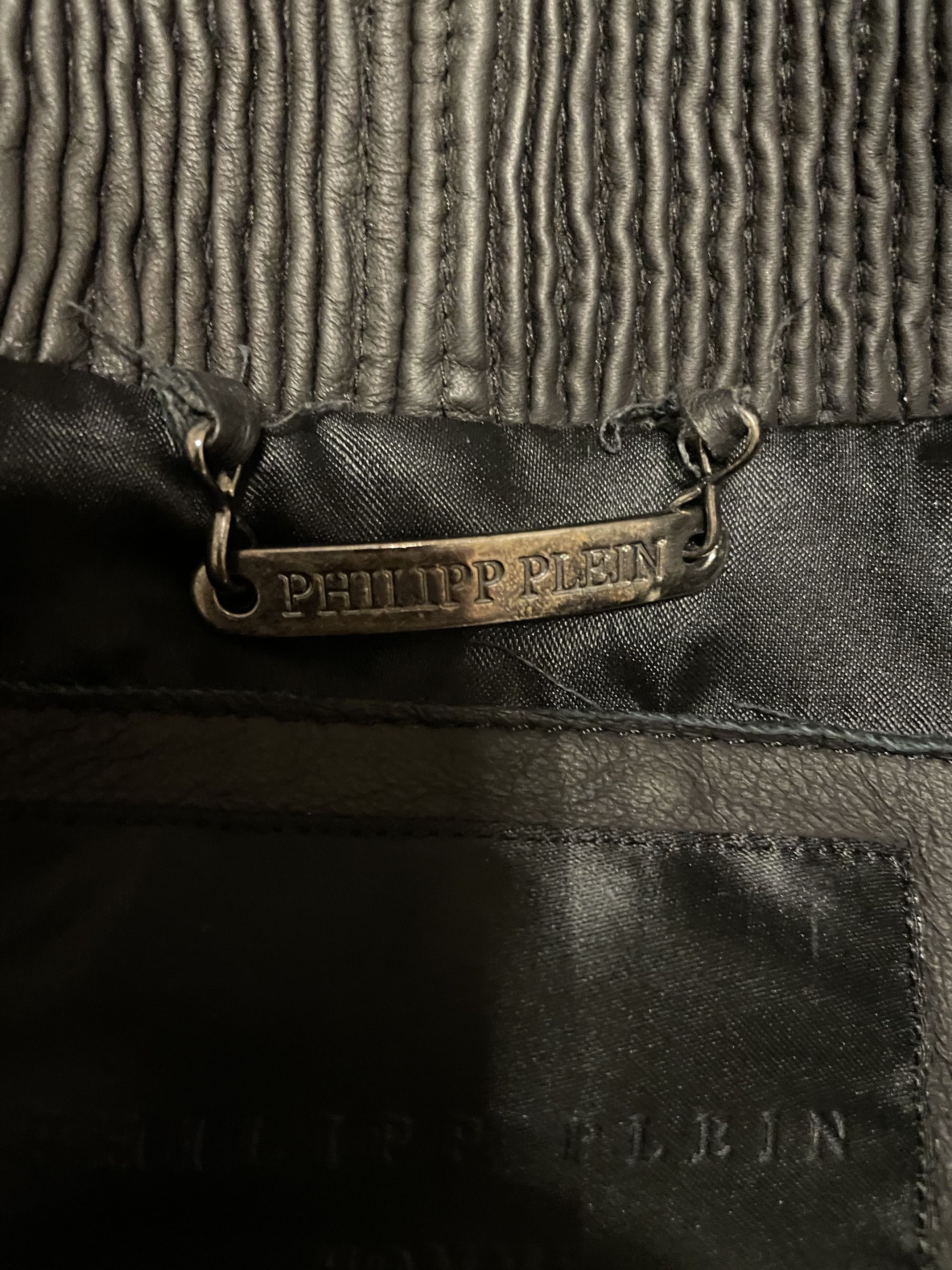 Philipp Plein Philipp Plein Black Leather Jacket M Limited Edition Size US M / EU 48-50 / 2 - 6 Thumbnail
