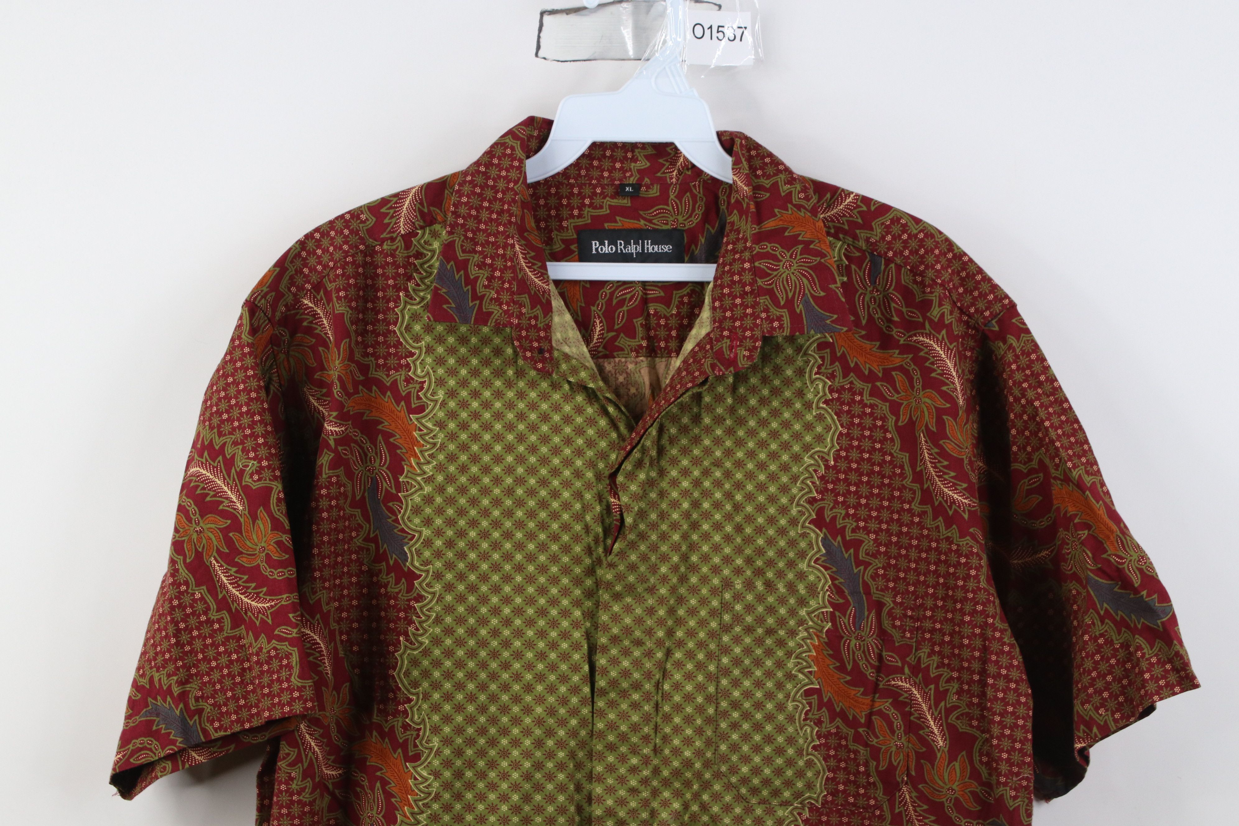 Vintage Vintage 90s Streetwear Paisley Collared Button Shirt Cotton Size US XL / EU 56 / 4 - 2 Thumbnail