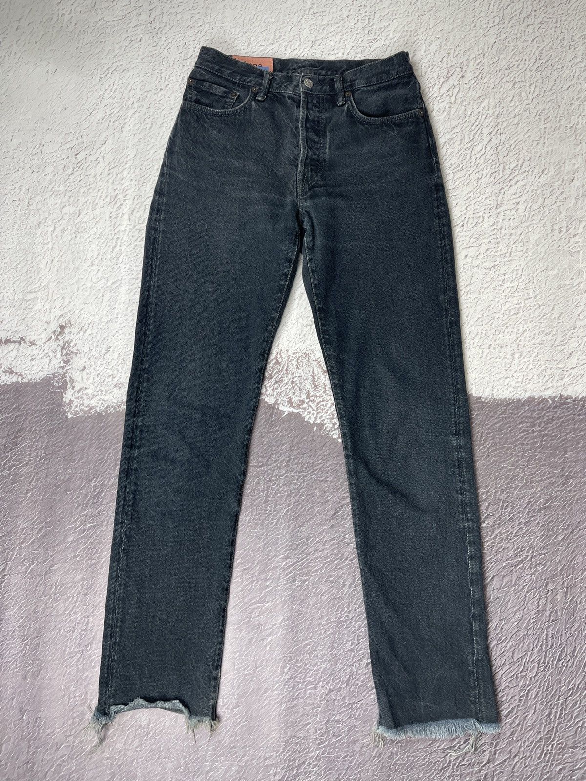 Acne Studios Acne Studios Bla Konst Jeans Black Overdye Fly Fits Unisex Size 27" / US 4 / IT 40 - 2 Thumbnail