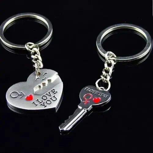 Jewelry Heart ❤️ Couple Keychain Size ONE SIZE - 3 Thumbnail