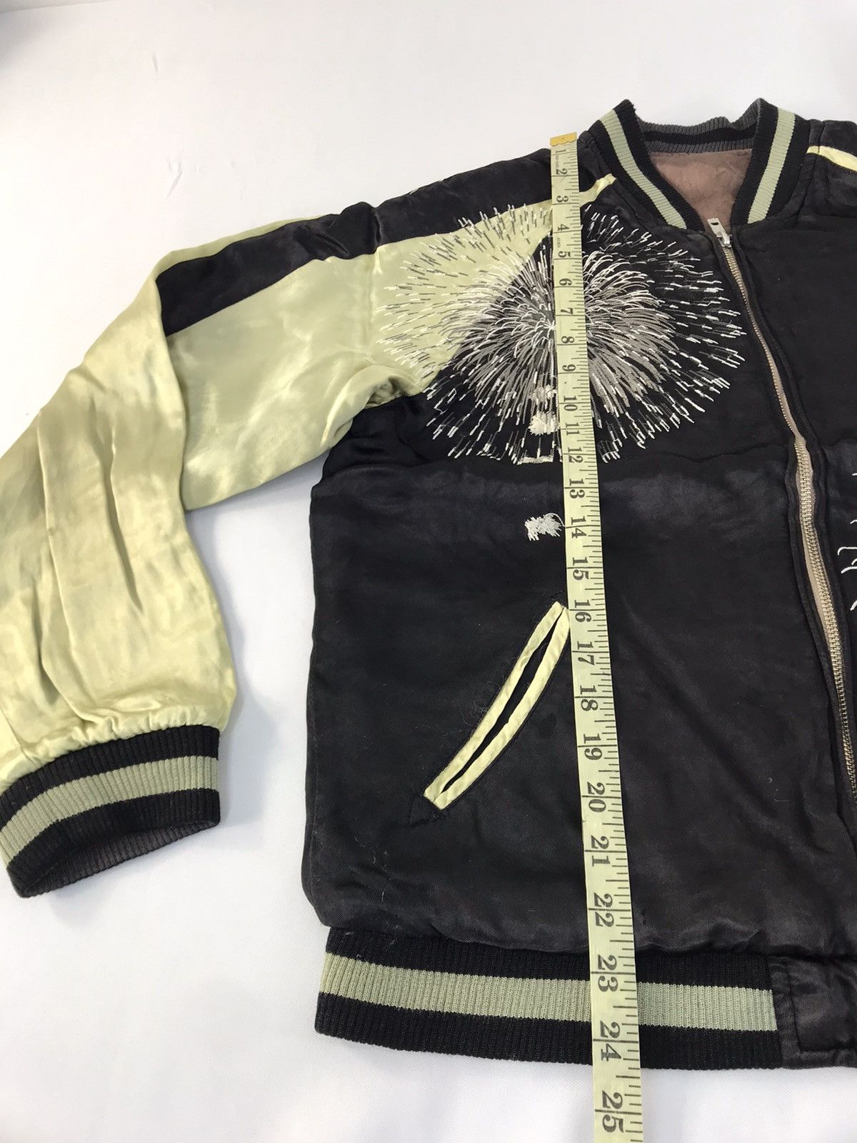 Japanese Brand Reversible Sukajan Souvenir Jacket Embroidery Fireworks Art Size US M / EU 48-50 / 2 - 9 Thumbnail