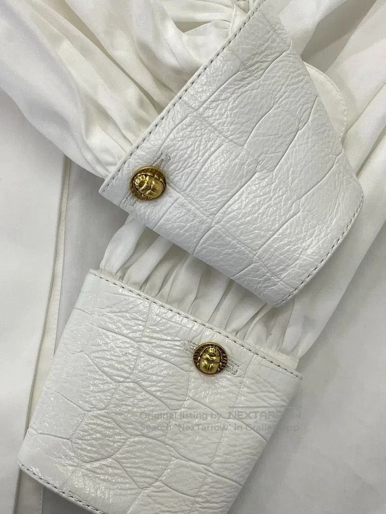 Chanel Chanel Egypt Series White Shirt. Size US M / EU 48-50 / 2 - 2 Thumbnail