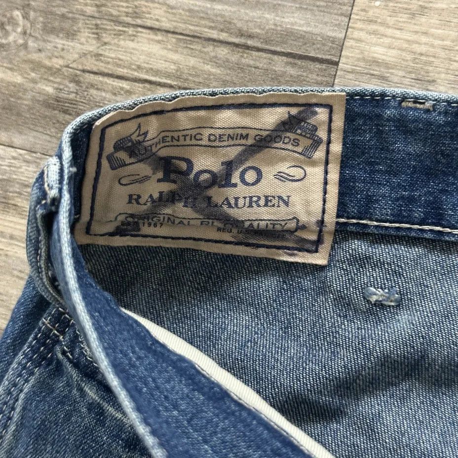 Polo Ralph Lauren Vintage Polo Ralph Lauren Denim Carpenter Double Knees Size US 36 / EU 52 - 4 Thumbnail