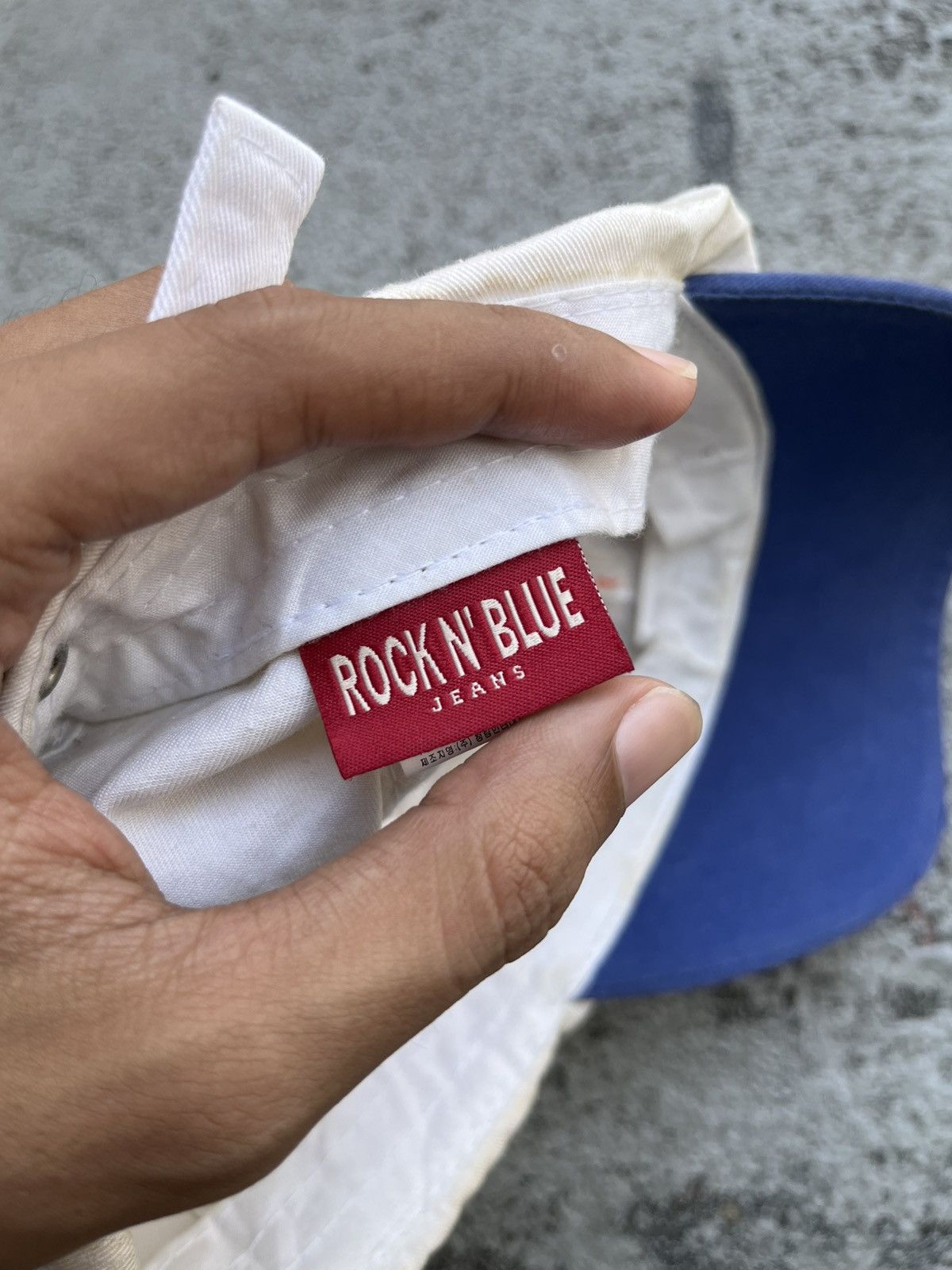 Hat Club × Japanese Brand × Vintage ROCKN BLUE DISTRESSED SURE CAP HAT Size ONE SIZE - 4 Thumbnail