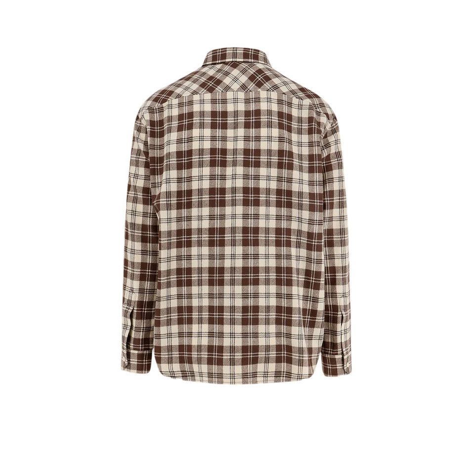 Celine CELINE $1400 BEIGE/MARRON CLAIR Wool Shirt New & Authentic ( Size US XXS / EU 40 - 2 Thumbnail