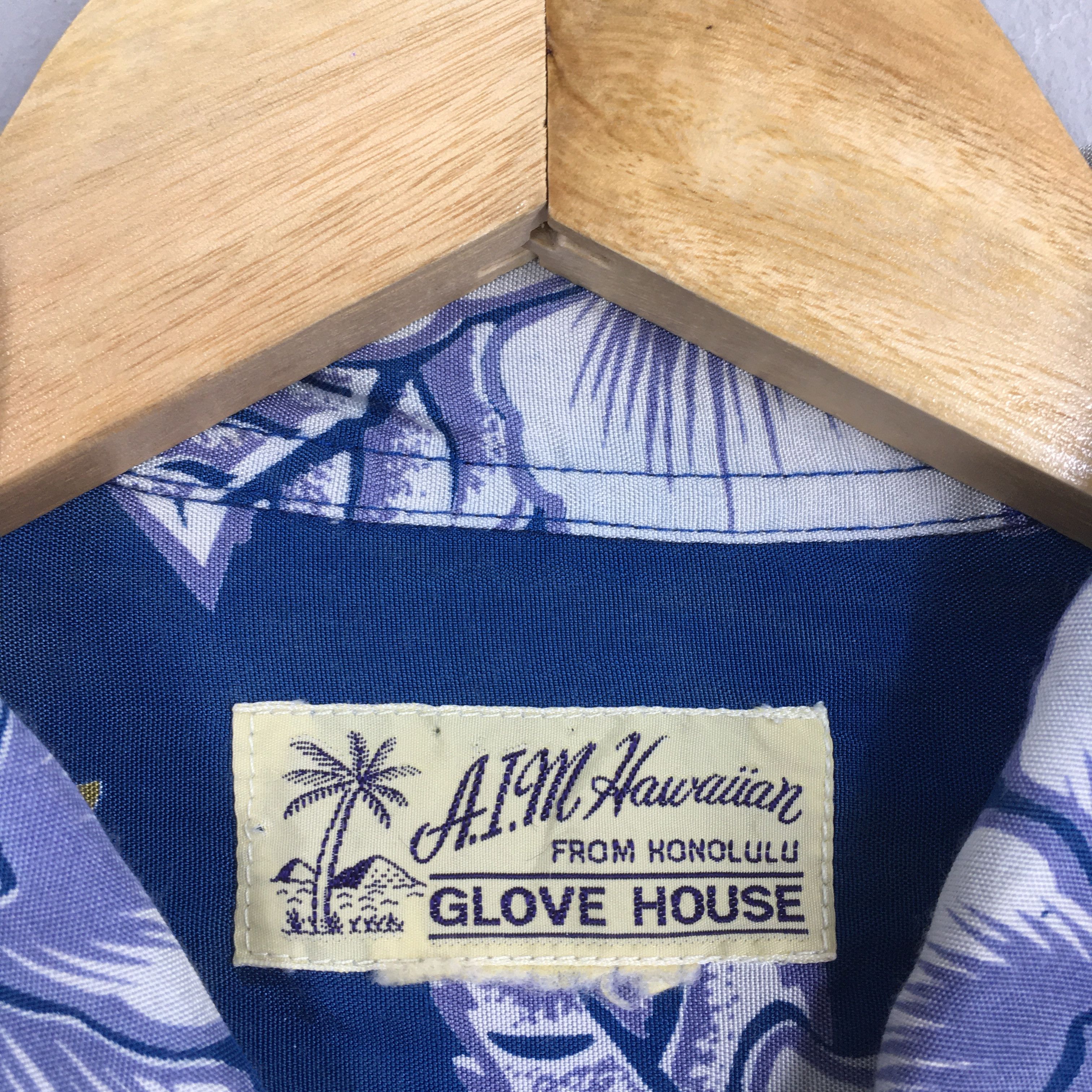 Other Vintage Glove House Japan Hawaiian Hibiscus Flower Tropical Size US M / EU 48-50 / 2 - 5 Thumbnail