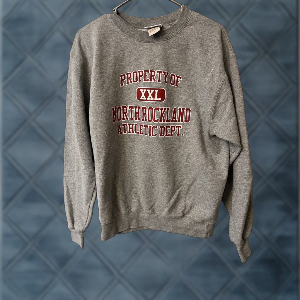Champion VINTAGE Champion Sweatshirt Men M Gray Pullover Logo All Seasons Sports Crew Neck Size US M / EU 48-50 / 2 - 1 Thumbnail