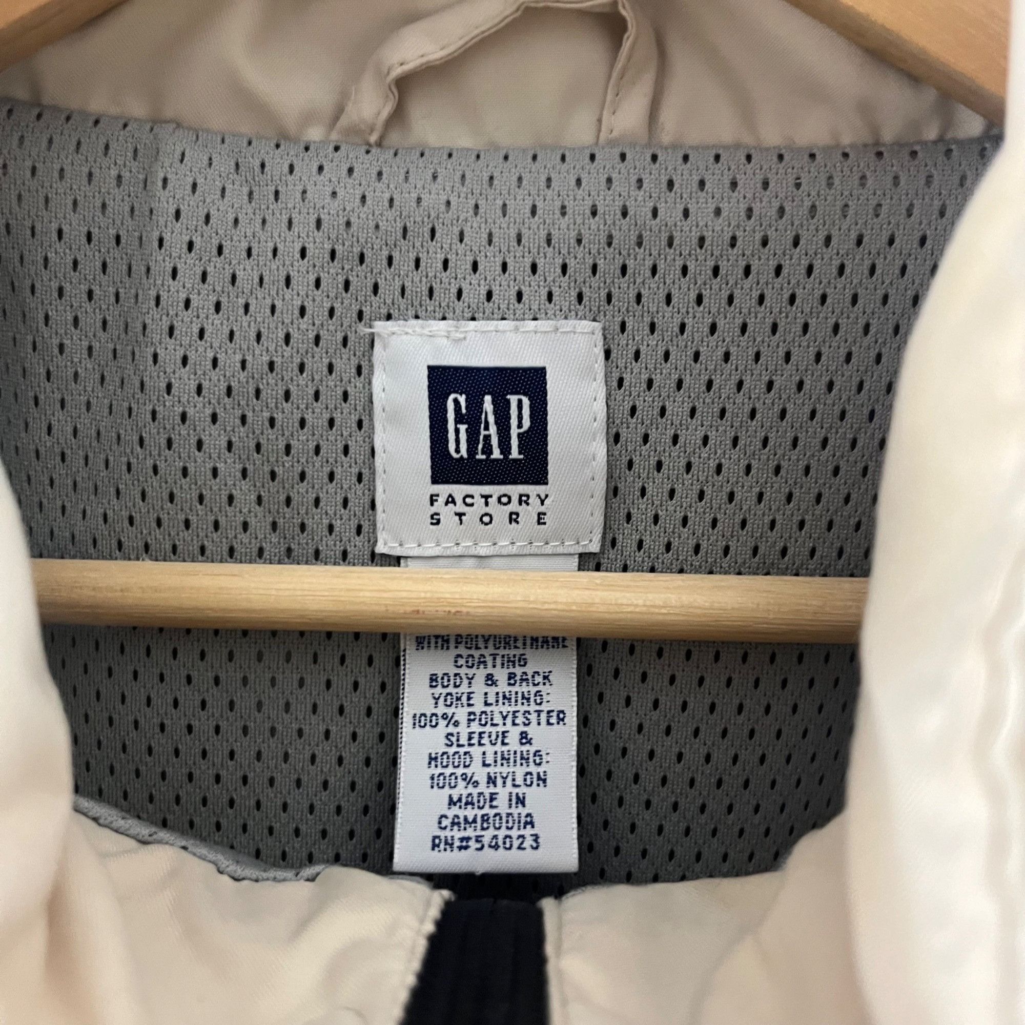 Gap × Vintage Vintage Y2K Gap windbreaker Size US XL / EU 56 / 4 - 3 Thumbnail