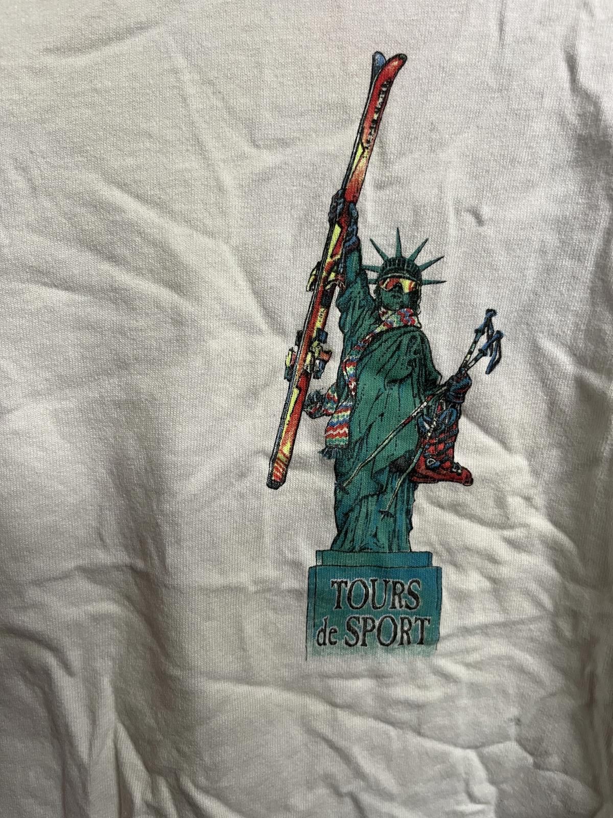 Fruit Of The Loom VTG Ski Mount Rushmore T-shirt Tours de Sport Statue Liberty Size US XL / EU 56 / 4 - 4 Thumbnail