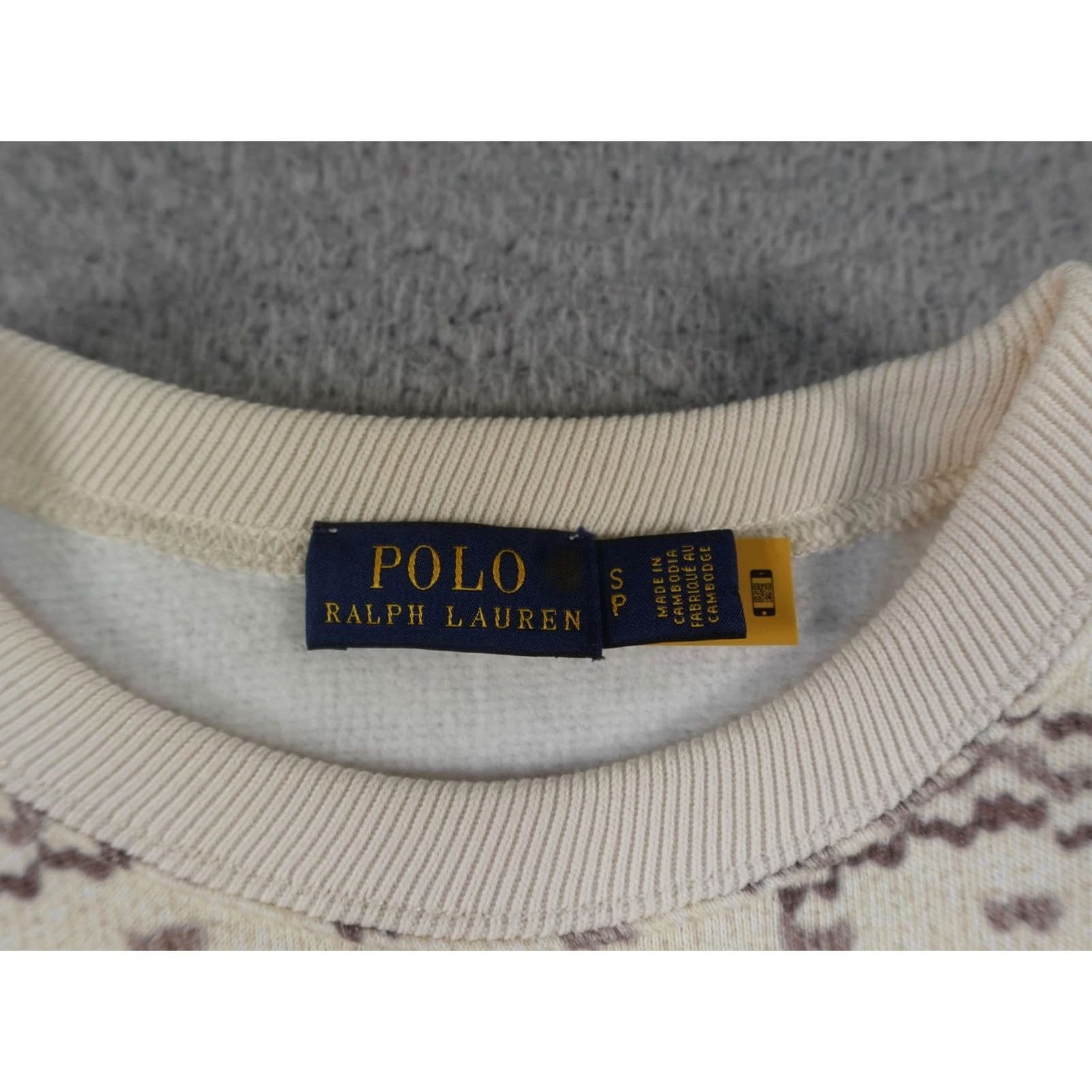 Polo Ralph Lauren Polo Ralph Lauren Sweatshirt Womens Small White Aztec Fleece Crewneck Western Size S / US 4 / IT 40 - 2 Thumbnail