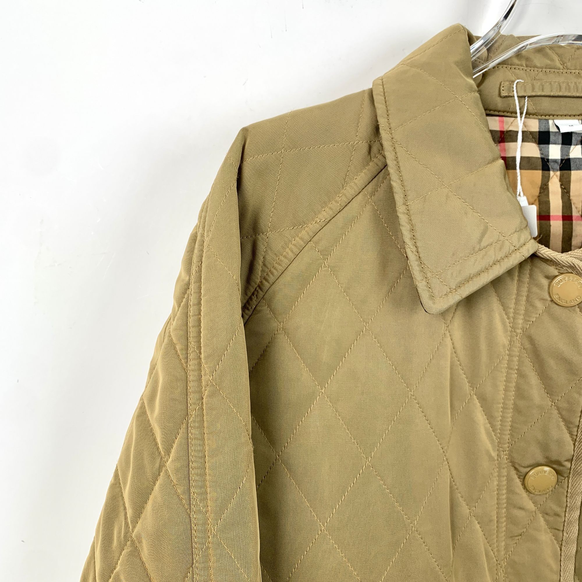 Burberry Burberry Quilted Jacket With Belted Waist Medium Nylon & Cot Size US M / EU 48-50 / 2 - 3 Thumbnail