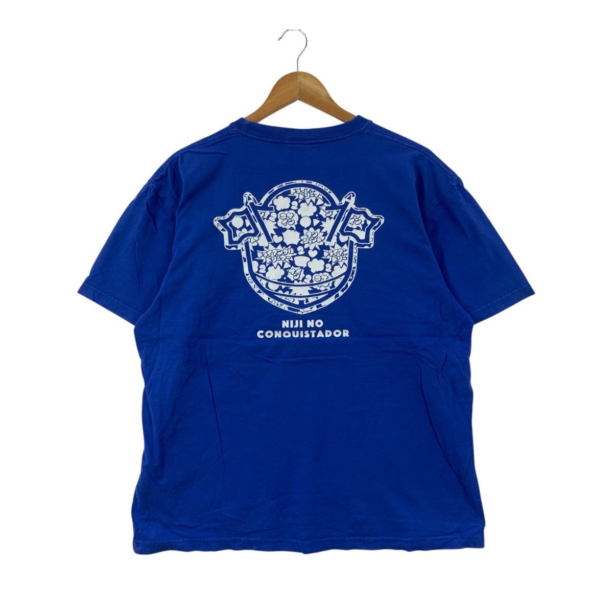 Vintage NIJI NO CONQUISTADOR Marina Japanese Girl Group Tshirt Size US XL / EU 56 / 4 - 2 Thumbnail