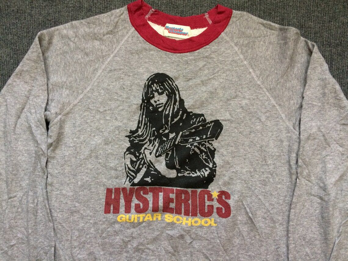 Hysteric Glamour × Japanese Brand × Vintage Vtg Hysterics Glamour Japan Punk Jumper Sweatshirt Size US M / EU 48-50 / 2 - 2 Thumbnail