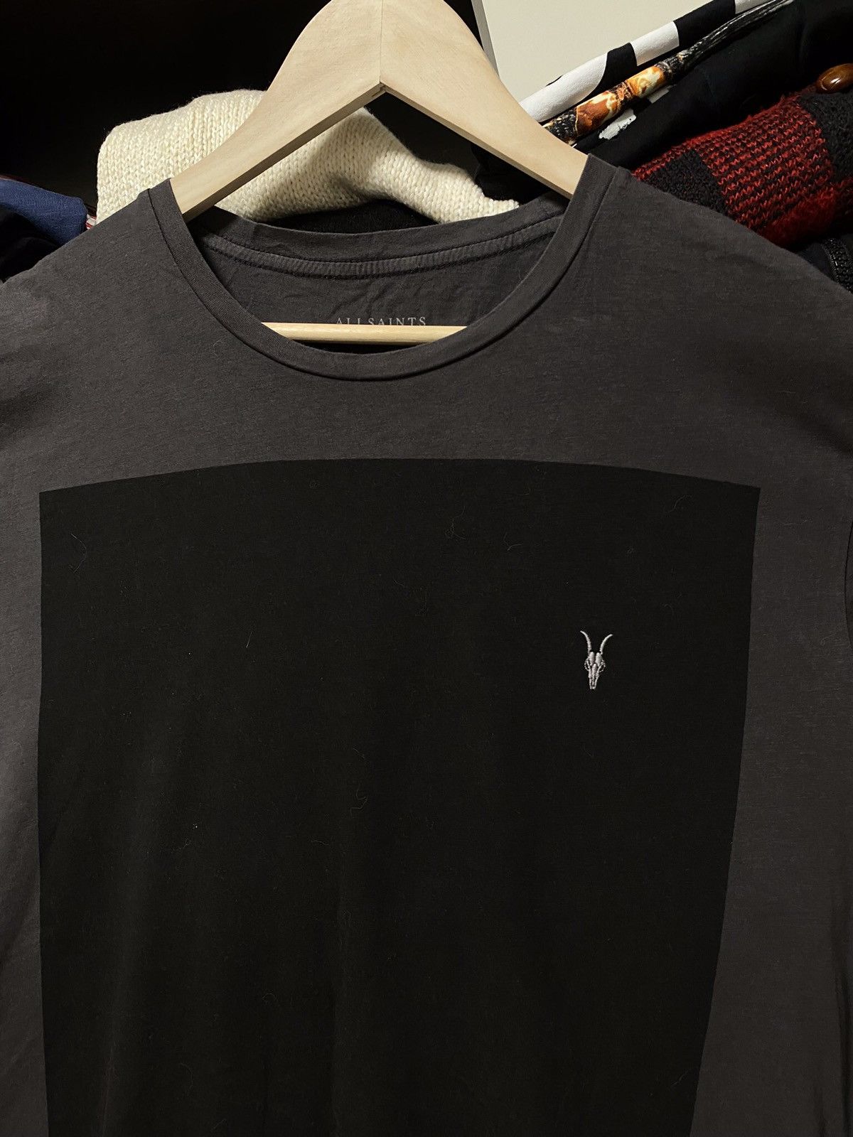 Allsaints × Vintage Vintage Y2K Allsaints Tee Logo Luxury Size US L / EU 52-54 / 3 - 5 Thumbnail