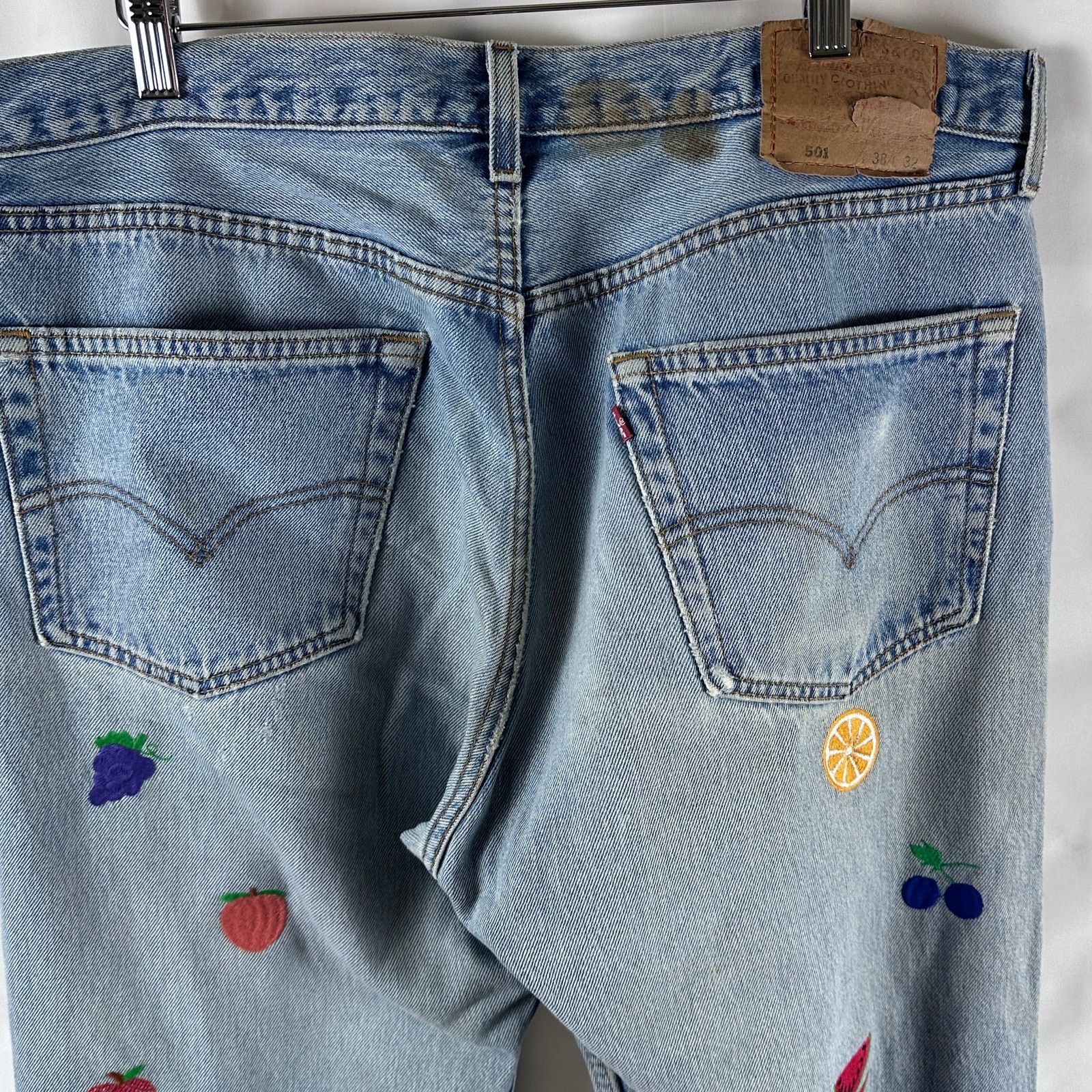 Levi's Sean Wotherspoon Vintage Reworked Fruit Denim Size US 38 / EU 54 - 8 Thumbnail