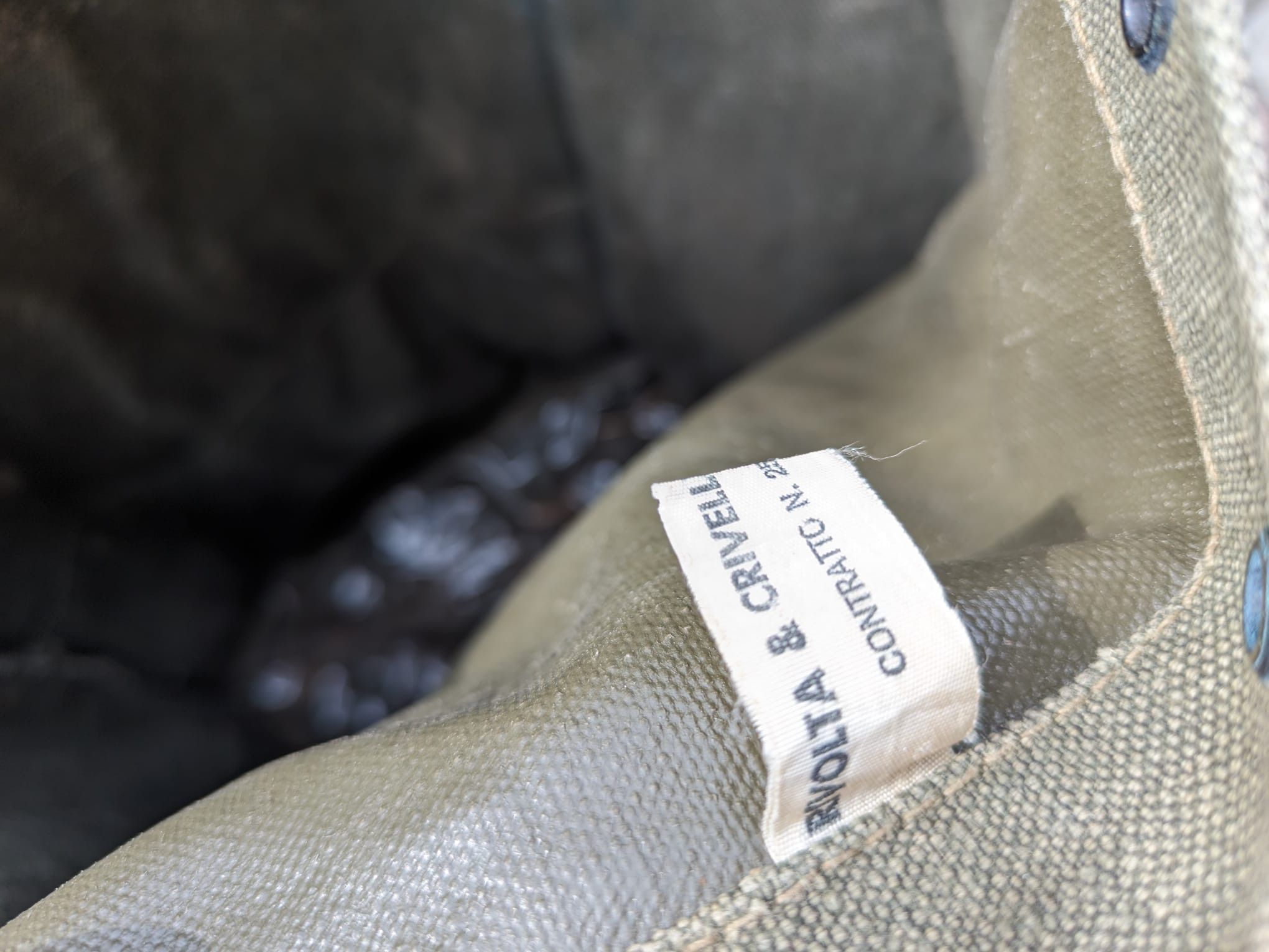 Vintage trashed destroyed vintage military backpack italy rare Size ONE SIZE - 11 Thumbnail