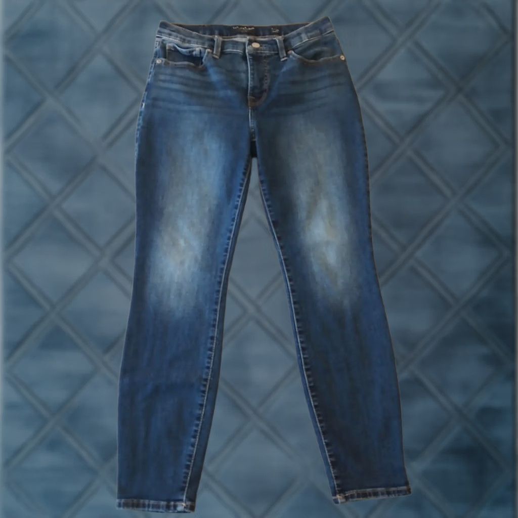 Lucky Brand Lucky Brand Skinny Ava Jeans - Womens Size 6/28 Blue Dark Wash 26x26 Mid Rise - Vintage - No Size 28" / US 6 / IT 42 - 1 Thumbnail