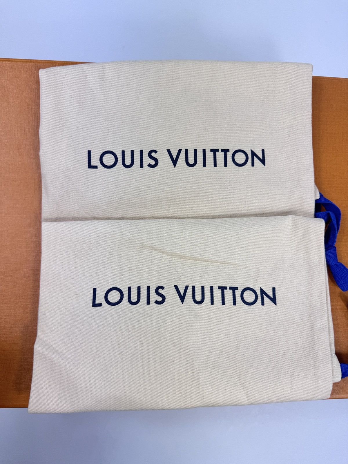 Louis Vuitton WAFFLE LV LOGO SLIDES ( VERY RARE ) Size US 10 / EU 43 - 8 Thumbnail