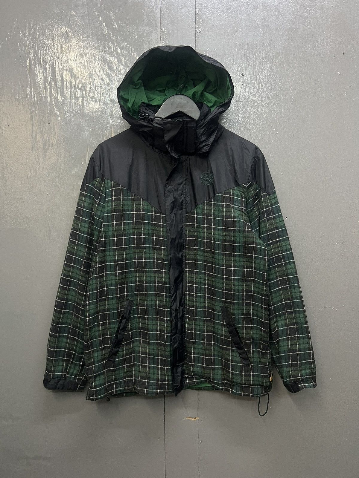 Japanese Brand Cotton Hoodie With Nylon Lining Jacket Size US XL / EU 56 / 4 - 1 Thumbnail
