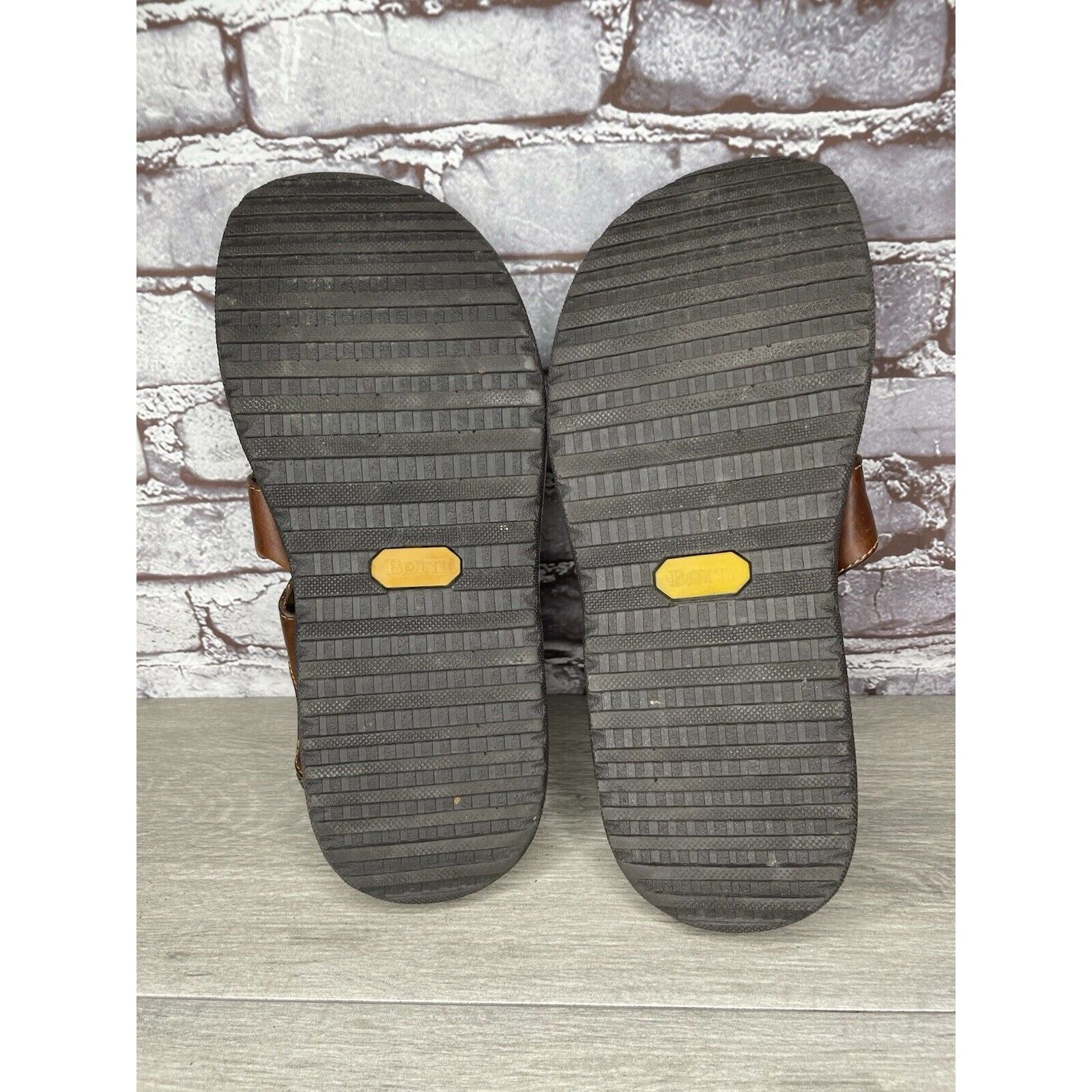 Born Born Brown Leather Fisherman Comfort Strap Casual Sandals Me Size US 12 / EU 45 - 9 Thumbnail