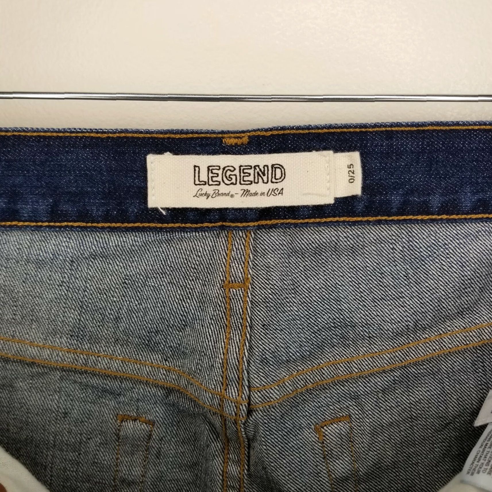 Vintage LEGEND Womens Boyfriend Ripped Jeans Size 25 Blue Size 42" / US 20 - 4 Thumbnail