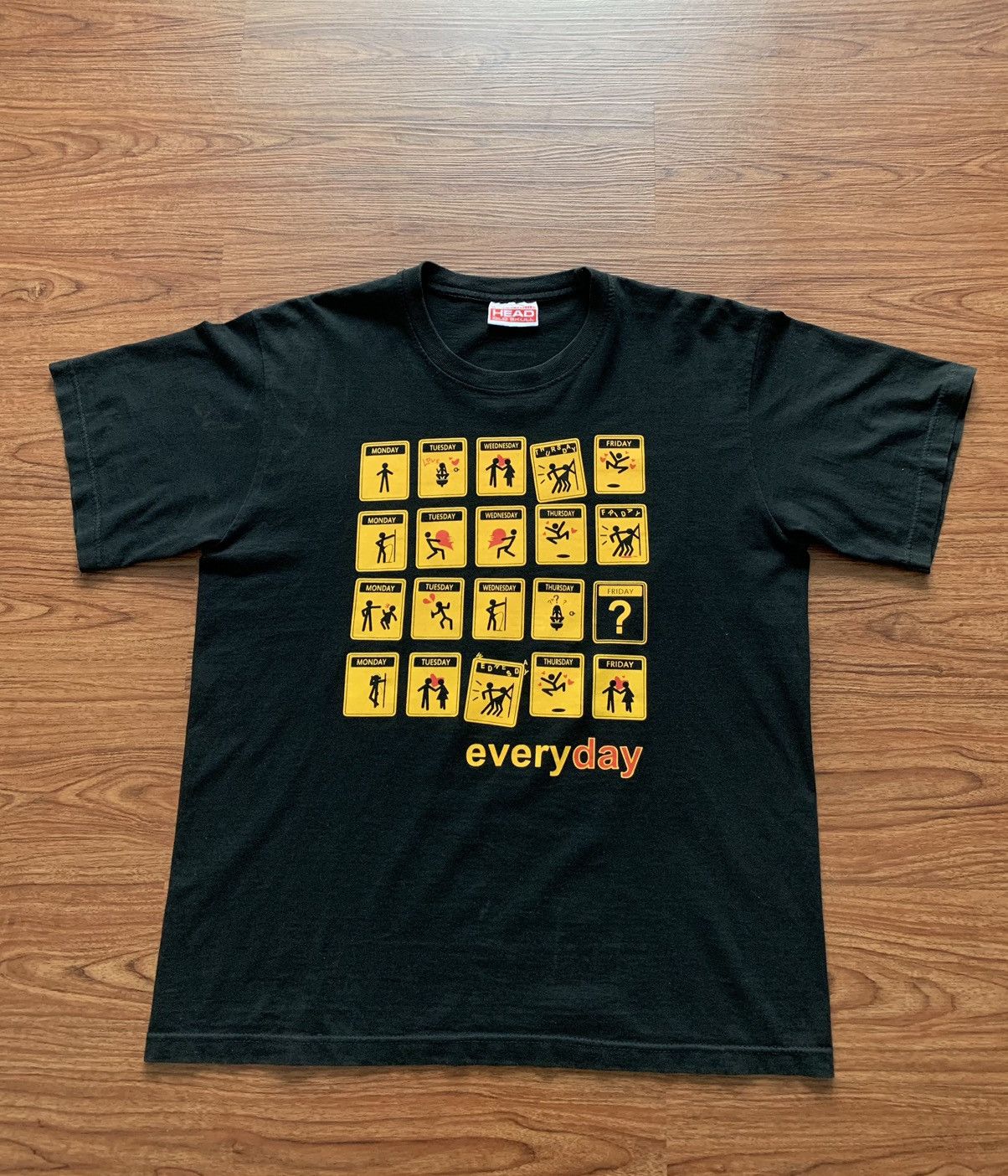 image of Vintage Porn Tee in Black, Men's (Size XL)