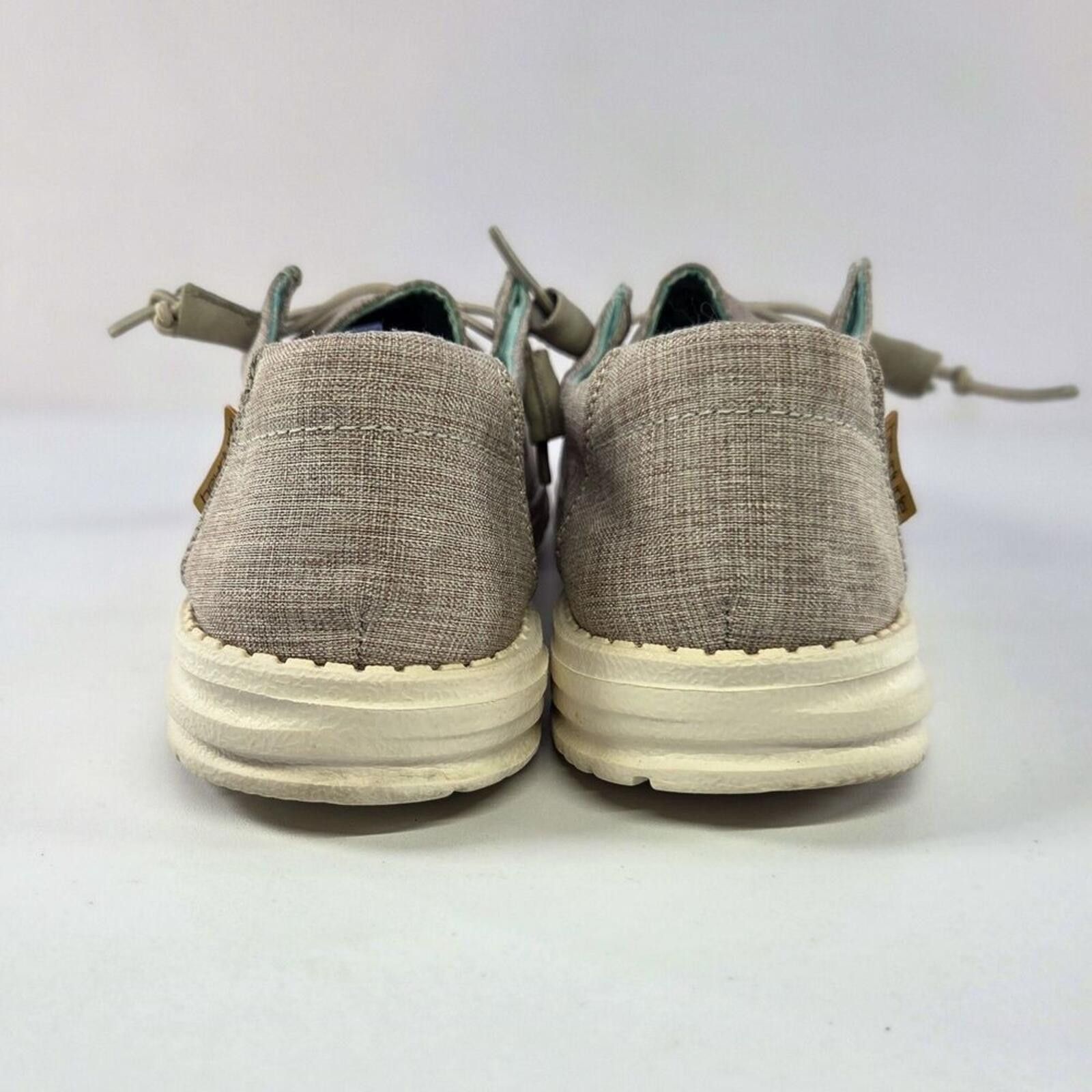 Other Hey Dude Wally Beige Woven Loafers Mens Sz 9 Size US 9 / IT 39 - 3 Thumbnail