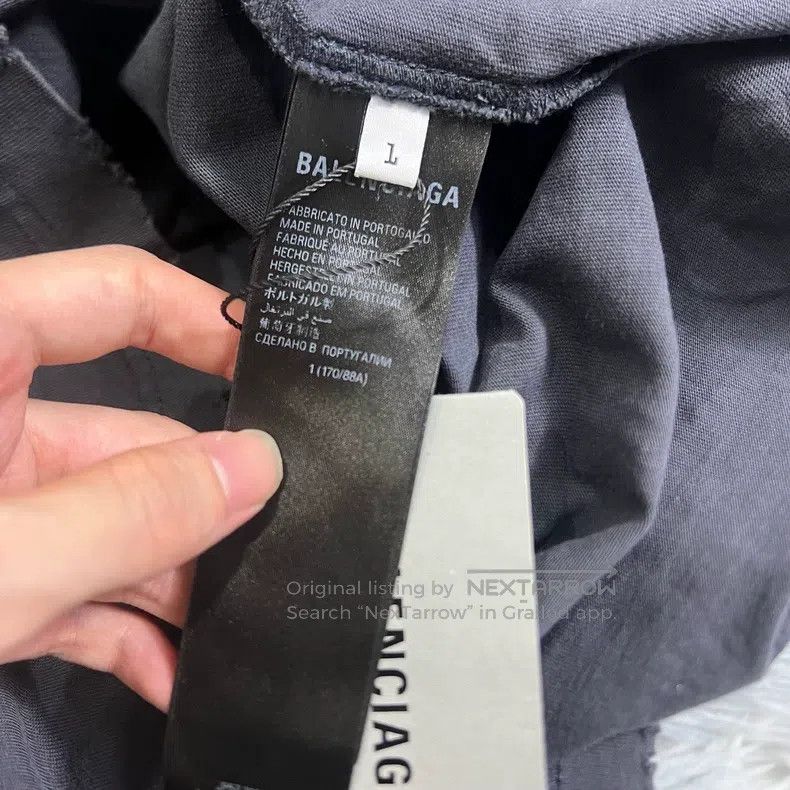 Balenciaga Balenciaga Black Short-Sleeve T-Shirt Size US S / EU 44-46 / 1 - 5 Thumbnail