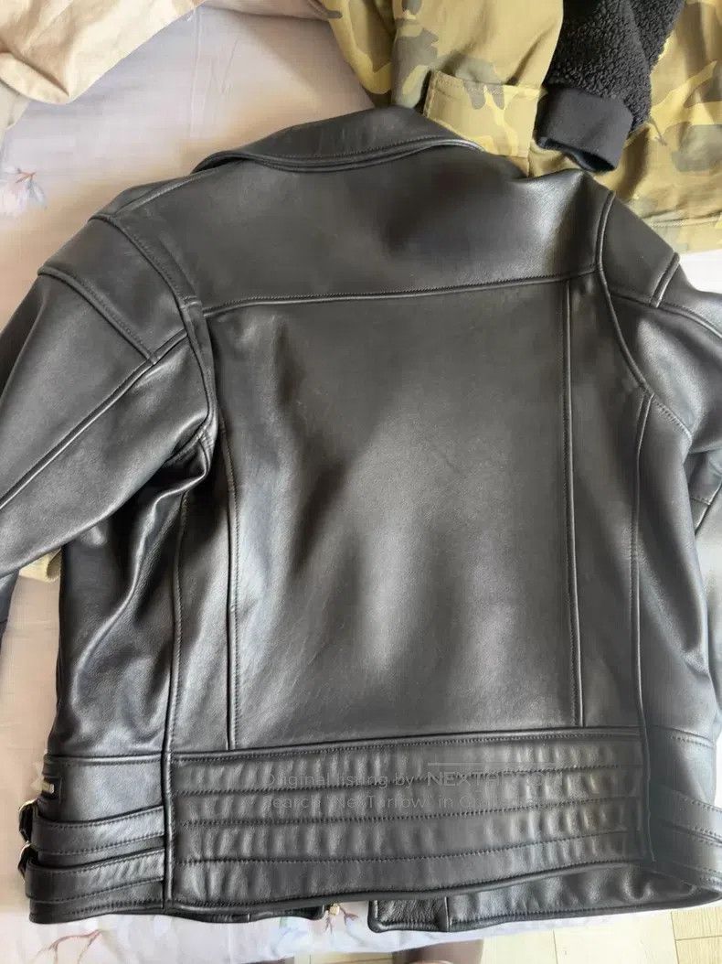 Neighborhood Neighborhood Motorcycle Leather Jacket Size US L / EU 52-54 / 3 - 6 Thumbnail