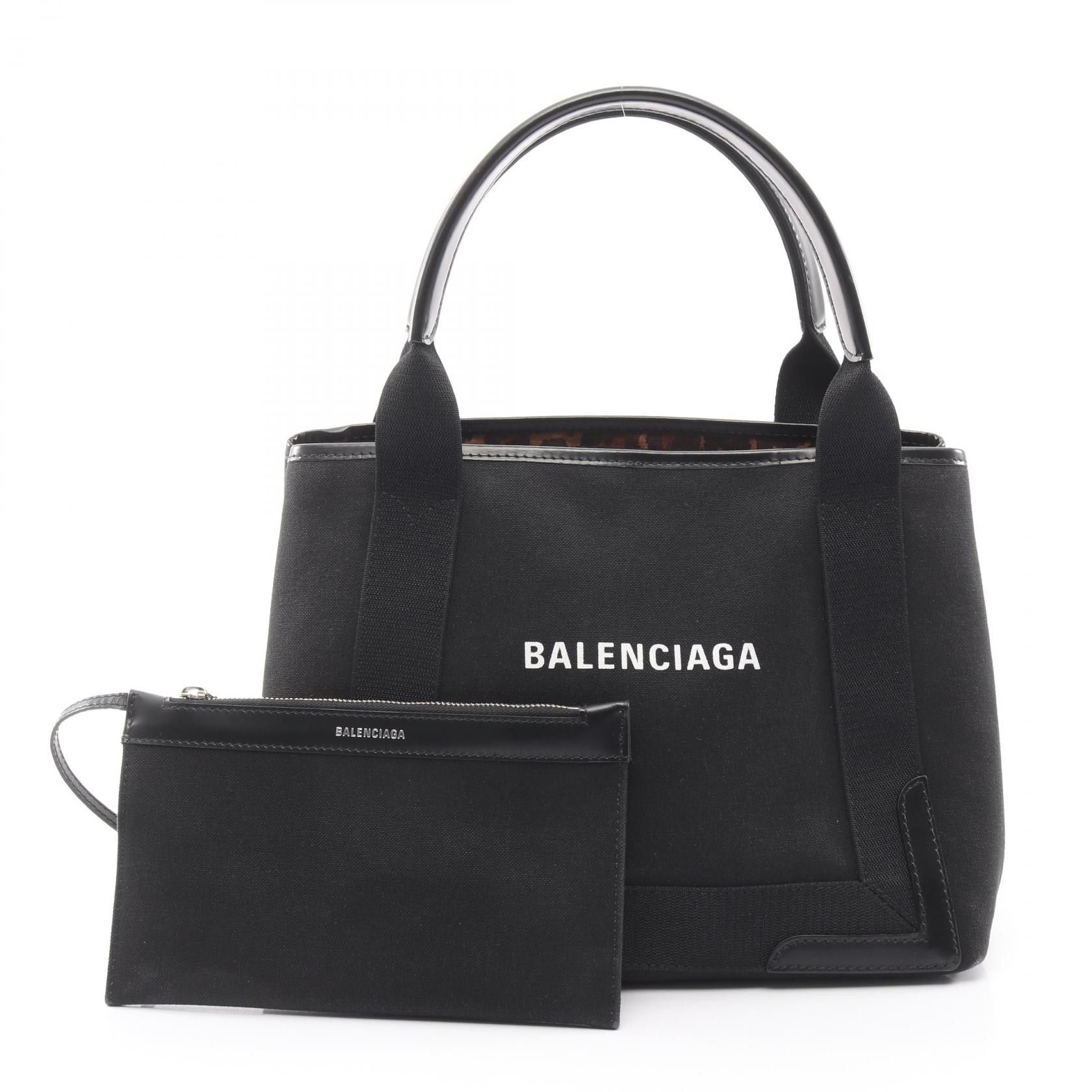 Balenciaga Balenciaga Balenciaga NAVY CABAS S Tote Bag Textile Tote Bag DUTY FREE for USA Size ONE SIZE - 1 Thumbnail
